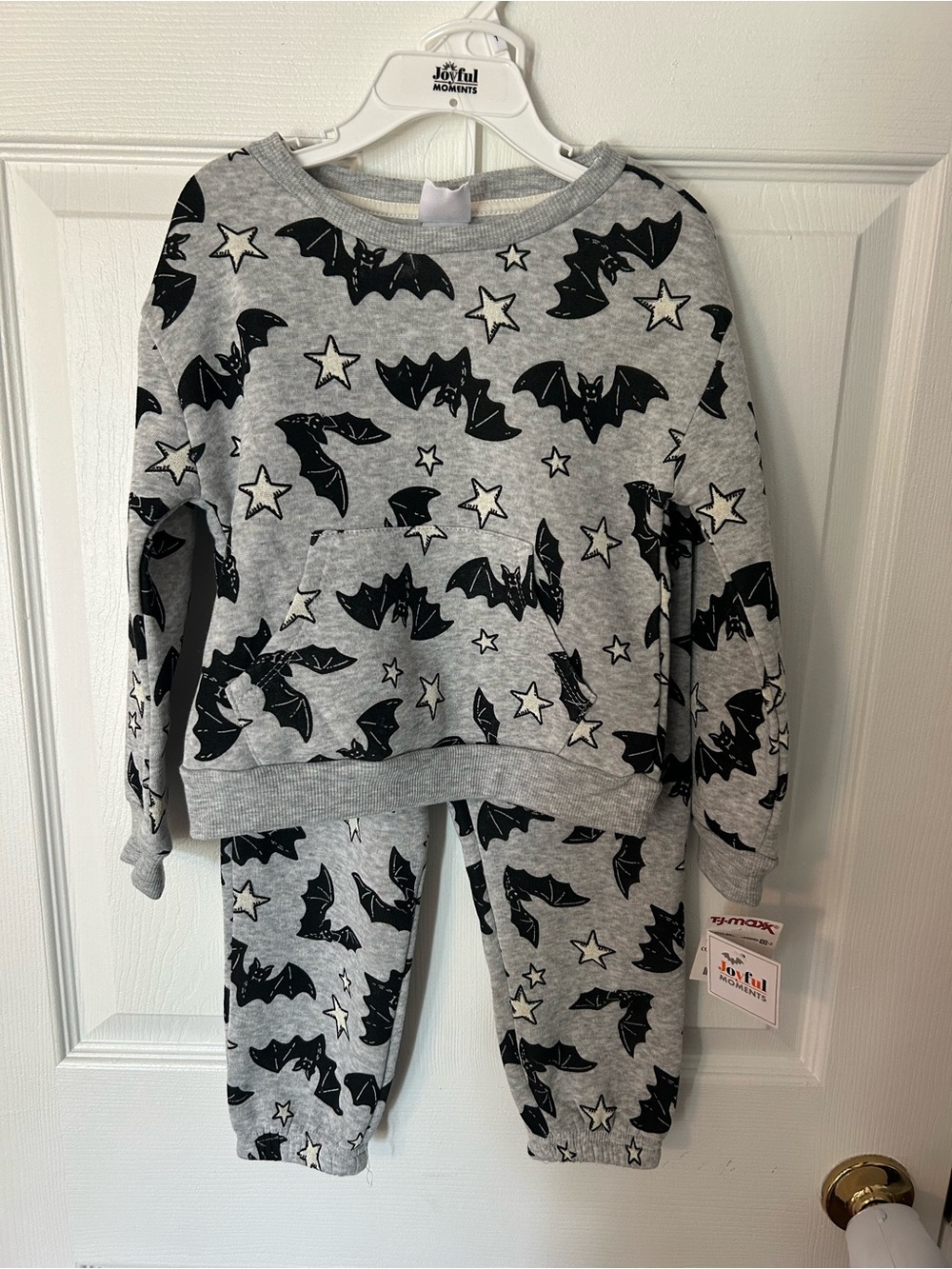 Kids Gray Bat & Star Set
